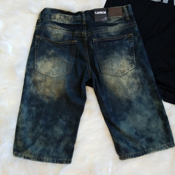 MENS DENIM SHORTS - Picture 3 of 4